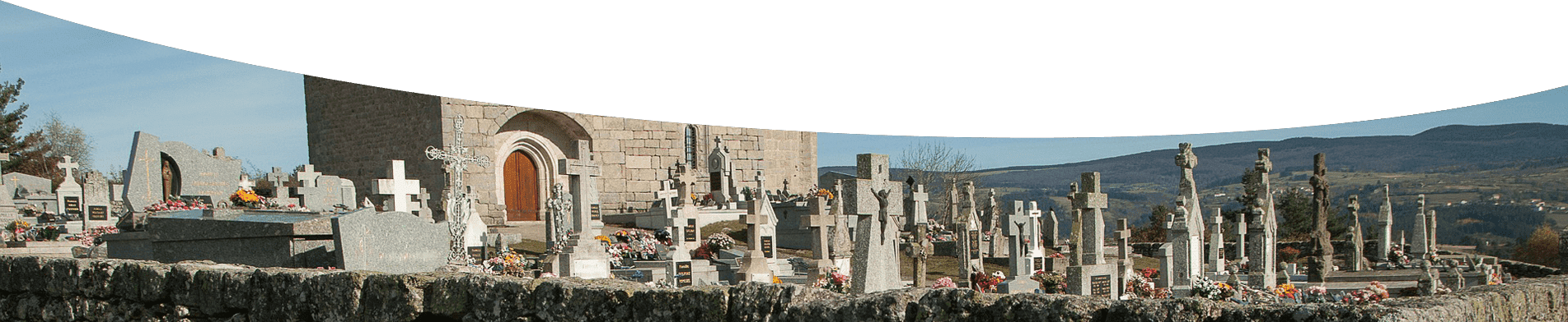 Cimetière village - Transport sanitaire aumont aubrac